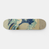Vintage japanische Malerei der großen Welle Skateboard (Horizontal)