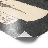 Vintage japanische Malerei Fotodruck (Ecke)