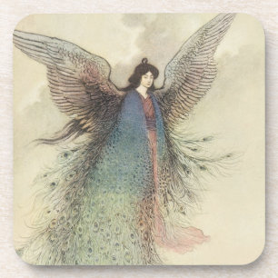 Vintage japanische Märchen, der Mond Maiden Getränkeuntersetzer