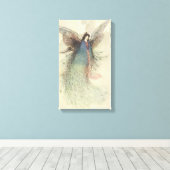 Vintage japanische Märchen, der Mond Maiden Leinwanddruck (Insitu (Holzboden))