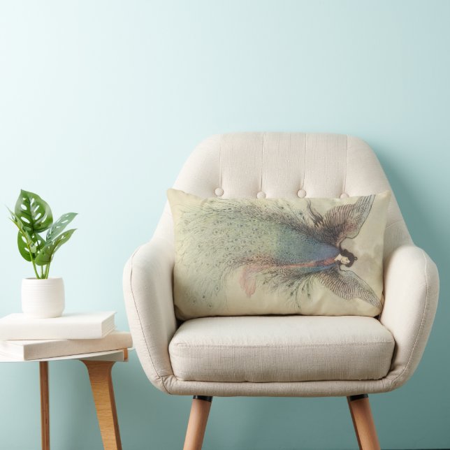 Vintage japanische Märchen, der Mond Maiden Lendenkissen (Stuhl )