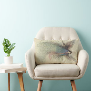 Vintage japanische Märchen, Die Mondmaid Lendenkissen