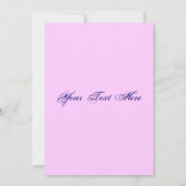 Vintage japanische Moden Einladung (Rückseite)