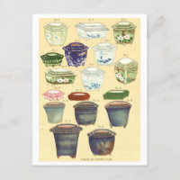 Vintage japanische Porzellan Blume Pots
