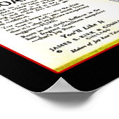 Vintage japanische Rose Seifenwerbung Poster (Ecke)