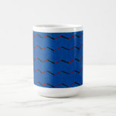 Vintage japanische Textil-Holzblock Druckkunst-Tas Kaffeetasse (Mittel)