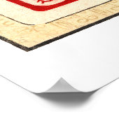 Vintage japanische Ukiyo-e Art Die Kriegerin Poster (Ecke)