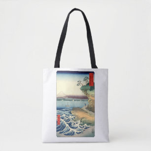 Vintage-Japanische Ukiyo-e-Kunst Boushū hota no ka Tasche