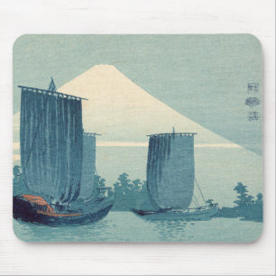 Vintage-Japanische Ukiyo-e-Kunst - Die schwebende Mousepad
