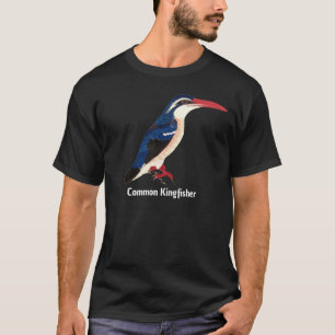 Vintage japanische Vogelkunst Gemeiner Eisvogel T-Shirt