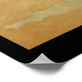 Vintage japanische Vogelschwärme Poster (Ecke)