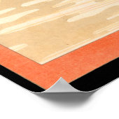 Vintage japanische Wall Art Mountains Poster (Ecke)