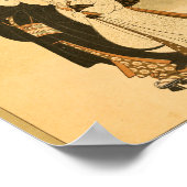 Vintage japanische Wall Art Woman Man Poster (Ecke)