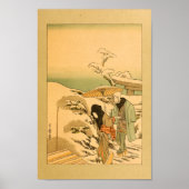 Vintage japanische Wall Art Woman Poster (Vorne)