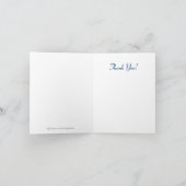 Vintage japanische Waves, Navy und Sky Blue Karte (Innenseite)