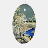 Vintage japanische Weihnachtsverzierung Keramikornament (Rechts)