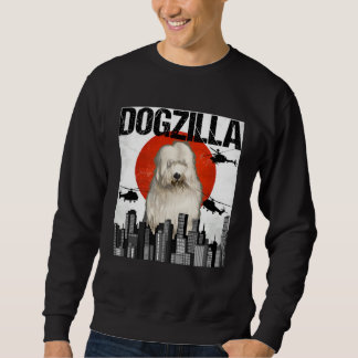 Vintage Japanischer Dogzilla Old English Sheepdog Sweatshirt