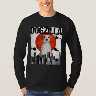 Vintage Japanischer Dogzilla Parson Russell Terrie T-Shirt