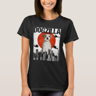 Vintage Japanischer Dogzilla Parson Russell Terrie T-Shirt