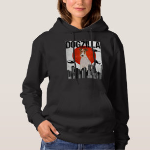Vintage Japanischer Dogzilla Wire Fox Terrier Hoodie