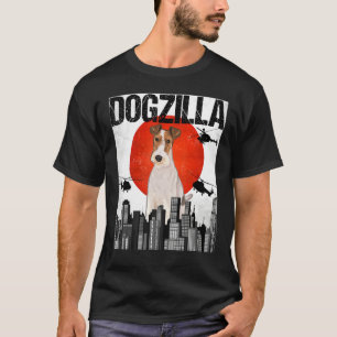 Vintage Japanischer Dogzilla Wire Fox Terrier T-Shirt