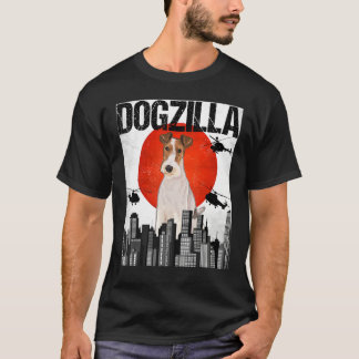 Vintage Japanischer Dogzilla Wire Fox Terrier T-Shirt