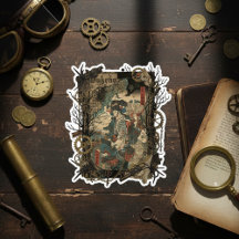 Vintage Japanischer Gothic Collage