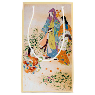 Vintage Japanischer Stoff Kleine Geschenktüte