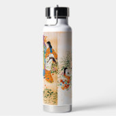 Vintage-Japanischer Stoff Trinkflasche (rechts)