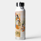 Vintage-Japanischer Stoff Trinkflasche (Links)