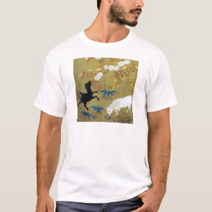Vintage Japanisches Fohlen und Kirschblüten T-Shirt