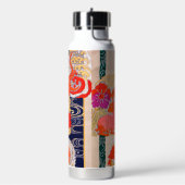 Vintage Japanisches Hasendesign Trinkflasche (Links)