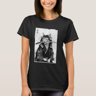 Vintage Japanisches Katzen-Design T-Shirt