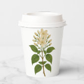 Vintage Jasmine Pappbecher (Rückseite)