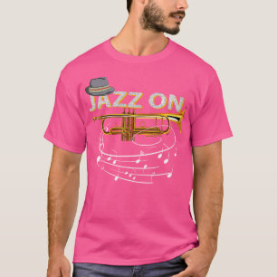 Vintage-Jazz auf Trompeter Blues-Musikliebhaber T-Shirt