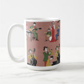 Vintage-Jazzband Kaffeetasse (Links)