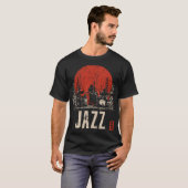 Vintage Jazzband Musical Heritage Design T-Shirt (Vorne ganz)