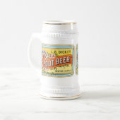 Vintage-JB-Dickey-Root-Beer-Krug Bierglas (Vorderseite Links)