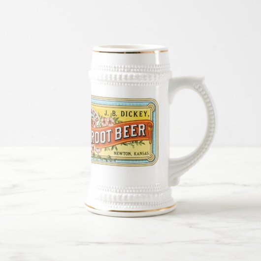 Vintage-JB-Dickey-Root-Beer-Krug Bierglas (Rechts)