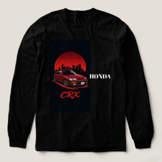 Vintage JDM Honda CRX Langarm T-Shirt – Retro Tri-Blend Shirt
