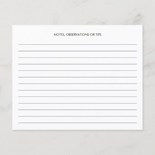 Vintage Jelly Mold Rezept Card (Rückseite)