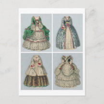 Vintage Jenny Lind Paper Dollars Postkarte