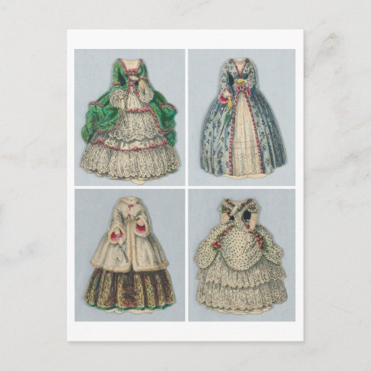 Vintage Jenny Lind Paper Dollars Postkarte (Vorderseite)