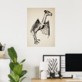 Vintage Jersey Devil Poster (Heimbüro)