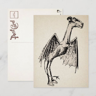 Vintage Jersey Devil Postkarte