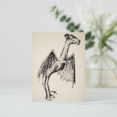 Vintage Jersey Devil Postkarte (Stehend Vorderseite)