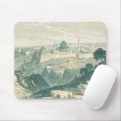 Vintage Jerusalemhauben-und -wand-Landschaft Mousepad (Mit Mouse)