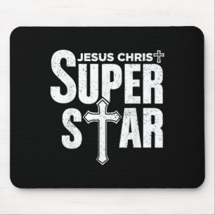 Vintage Jesus Christliches Design Jesus Christus S Mousepad