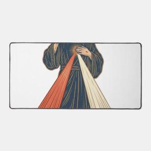 Vintage Jesus, ich vertraue auf dich, religiöser V Schreibtischunterlage