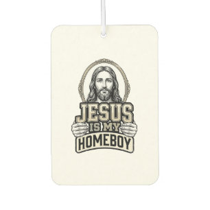 Vintage Jesus Is My Homeboy Gravur Vektor Design Autolufterfrischer